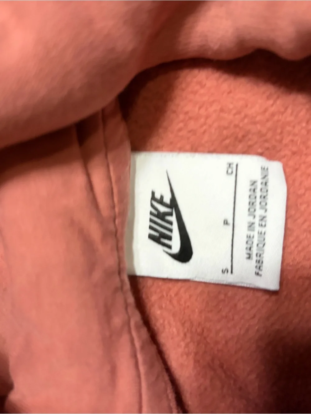 Nike Hooded Sweatshirt in Dusty Rose